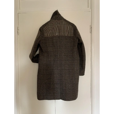 Pre-owned Stella Mccartney Brown Wool Coat