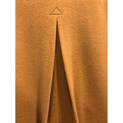 Pre-owned Pal Zileri Camel Wool Coat