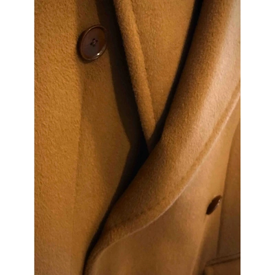 Pre-owned Pal Zileri Camel Wool Coat