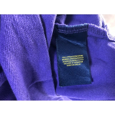 Pre-owned Polo Ralph Lauren Polo Shirt In Purple