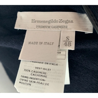 Pre-owned Ermenegildo Zegna Cashmere Jacket In Navy