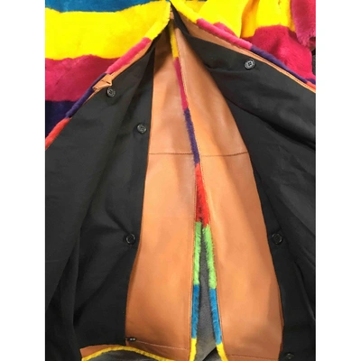 Pre-owned Loewe Multicolour Wool Coat