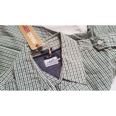 Pre-owned Tommy Hilfiger Shirt In Green