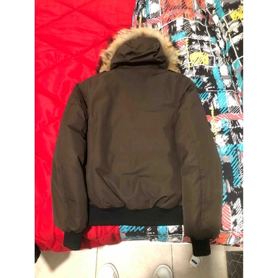 Pre-owned Museum Brown Synthetic Coat
