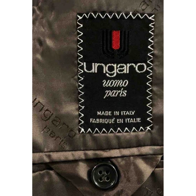 Pre-owned Emanuel Ungaro Grey Wool Jacket