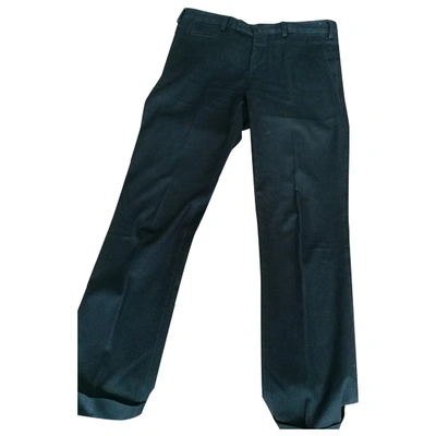 Pre-owned Pt01 Trousers In Blue