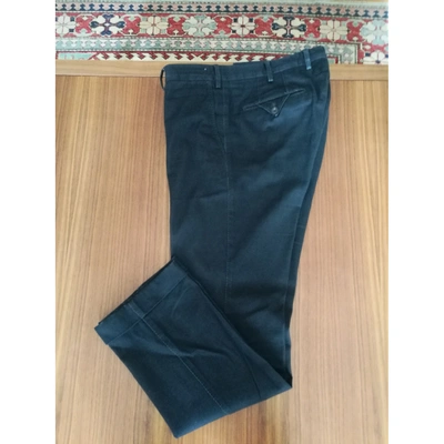 Pre-owned Pt01 Trousers In Blue