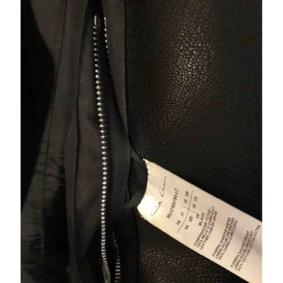 Pre-owned Rick Owens Black Leather Jacket