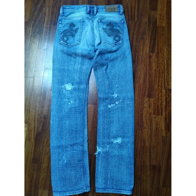 Pre-owned Diesel Straight Jeans In Blue