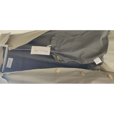 Pre-owned Dior Beige Cotton Coat