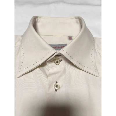 Pre-owned Versace Shirt In Beige