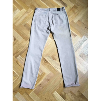 Pre-owned Givenchy Straight Jeans In Beige