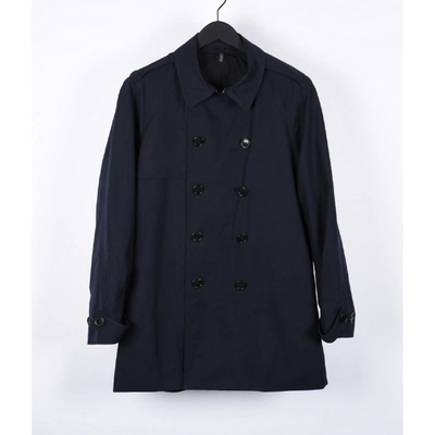 Pre-owned Dior Blue Cotton Coat