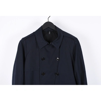 Pre-owned Dior Blue Cotton Coat