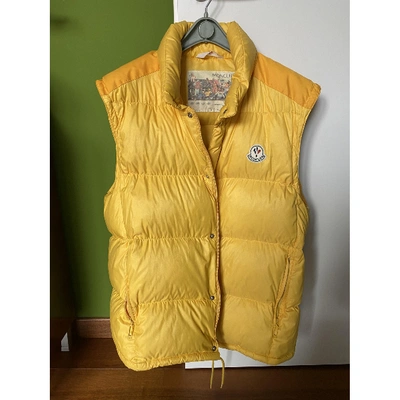 Pre-owned Moncler Yellow Coat