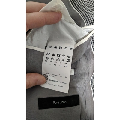 Pre-owned Hugo Boss Linen Vest In Grey