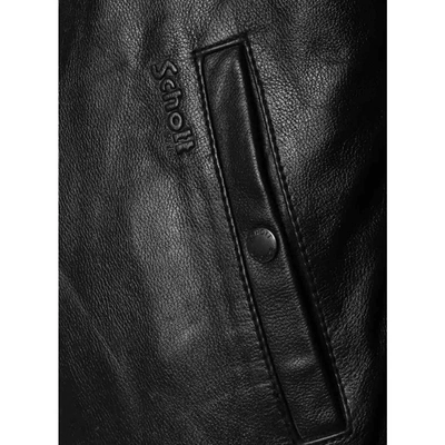 Pre-owned Schott Black Leather Jacket