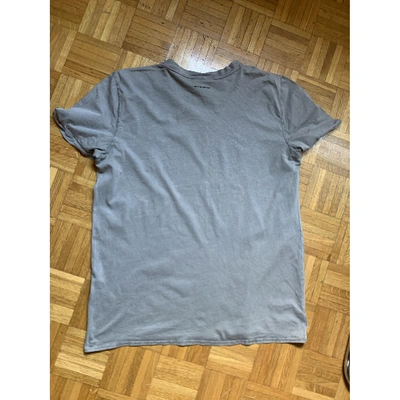 Pre-owned Hugo Boss Grey Cotton T-shirt