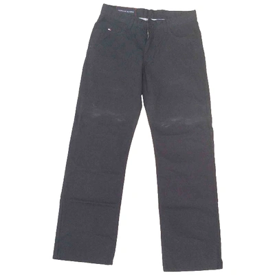 Pre-owned Tommy Hilfiger Trousers In Black