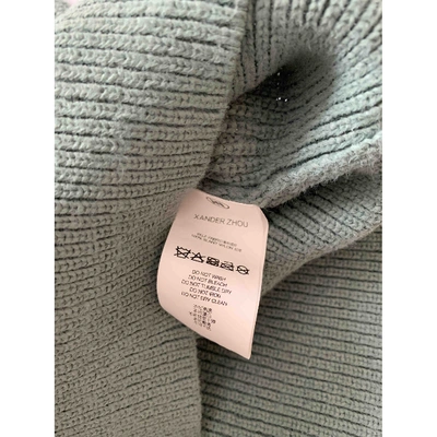 Pre-owned Xander Zhou Turquoise Synthetic Knitwear & Sweatshirt