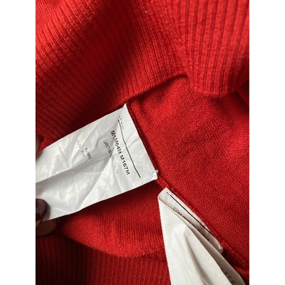 Pre-owned Giorgio Armani Wool Pull In Red