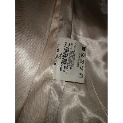 Pre-owned Bally Camel Ostrich Jacket