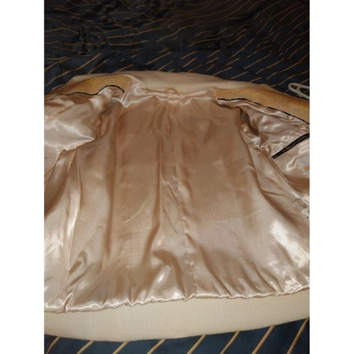 Pre-owned Bally Camel Ostrich Jacket