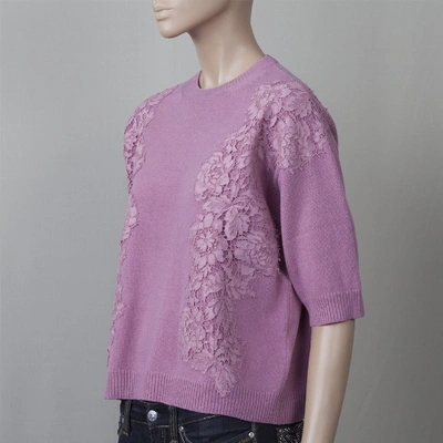 Pre-owned Valentino Wool Knitwear & Sweatshirt In Pink