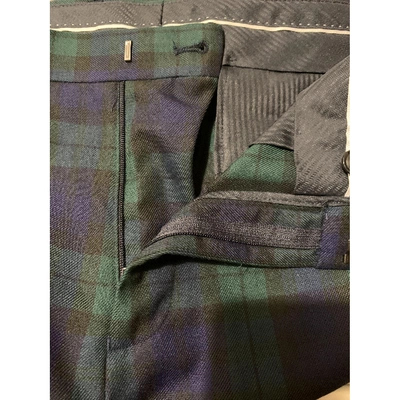 Pre-owned Topman Blue Trousers