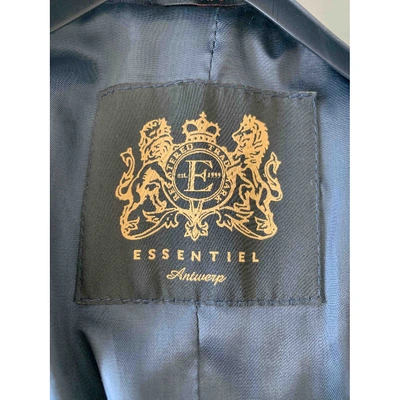 Pre-owned Essentiel Antwerp Vest In Blue