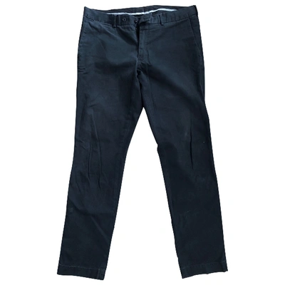 Pre-owned Polo Ralph Lauren Trousers In Black