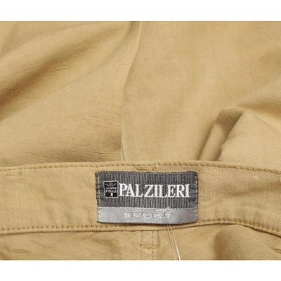 Pre-owned Pal Zileri Trousers In Beige