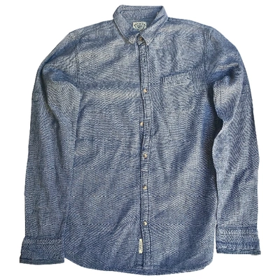 Pre-owned Scotch & Soda Blue Linen Shirts