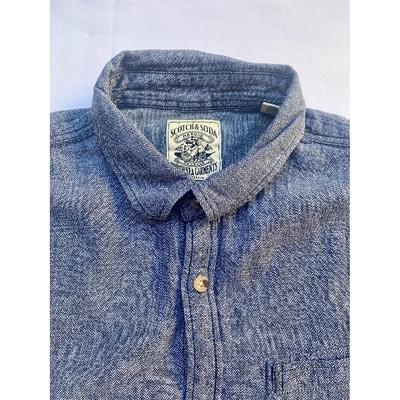 Pre-owned Scotch & Soda Blue Linen Shirts