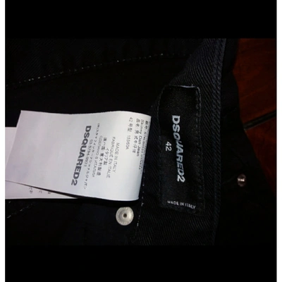 Pre-owned Dsquared2 Slim Jean In Black