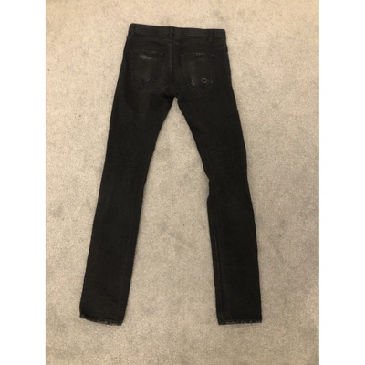 Pre-owned Saint Laurent Slim Jean In Black