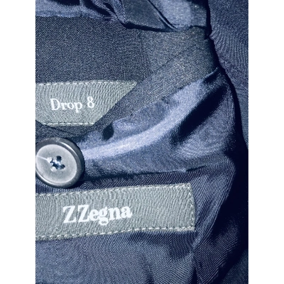 Pre-owned Z Zegna Blue Wool Jacket