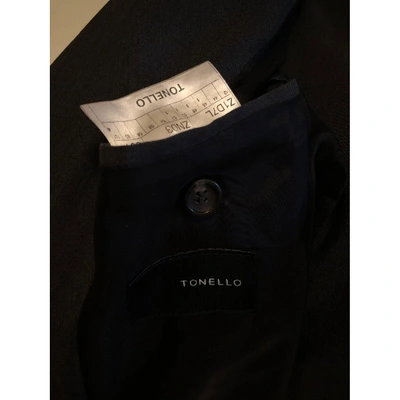 Pre-owned Tonello Wool Suit In Grey