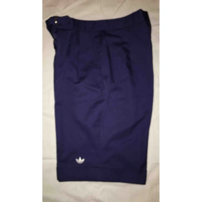 Pre-owned Adidas Originals Blue Cotton Shorts