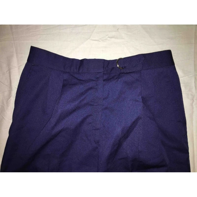 Pre-owned Adidas Originals Blue Cotton Shorts