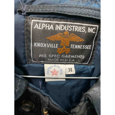 Pre-owned Alpha Industries Blue Jacket