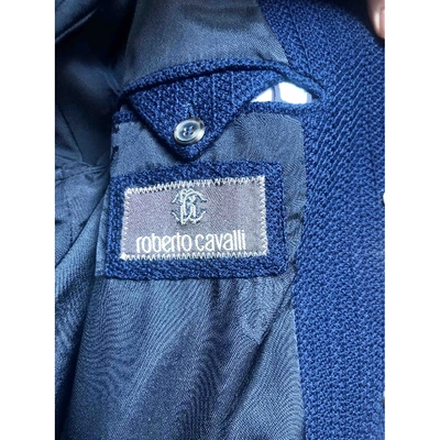 Pre-owned Roberto Cavalli Jacket In Blue