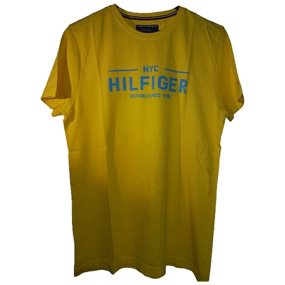 Pre-owned Tommy Hilfiger Yellow Cotton T-shirt