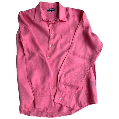 Pre-owned Vilebrequin Pink Linen Shirts