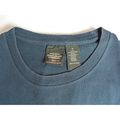 Pre-owned Polo Ralph Lauren Blue Cotton T-shirt