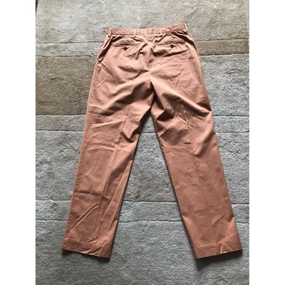 Pre-owned Tommy Hilfiger Trousers In Orange