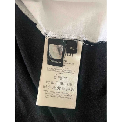 Pre-owned Fendi White Cotton T-shirts