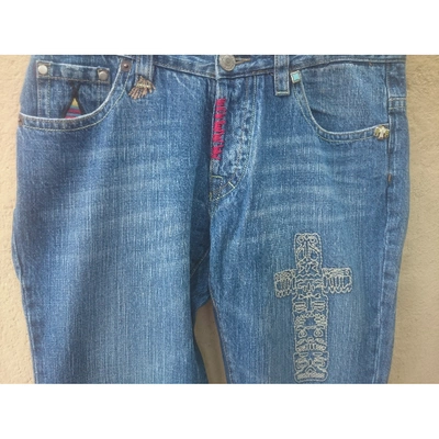 Pre-owned Dsquared2 Straight Jeans In Blue