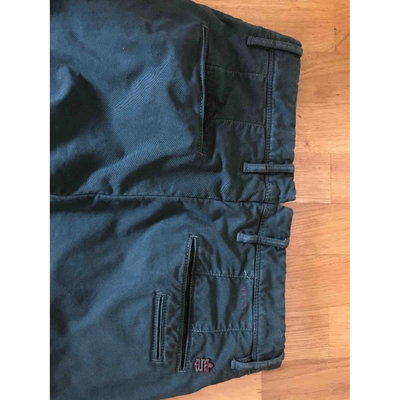 Pre-owned Incotex Trousers In Green