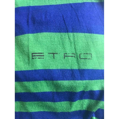 Pre-owned Etro Green Cotton T-shirt